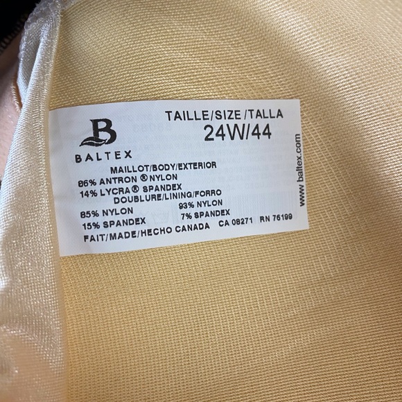 NWT Plus Size Baltex One Piece - Picture 6 of 9